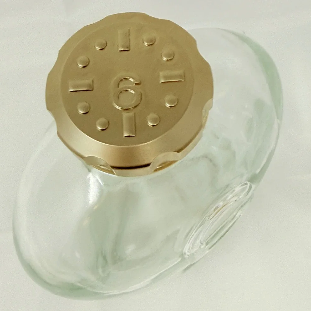 On Your Six‎ Bourbon Whiskey Empty Glass Bottle Unique Shape Collectible *empty*